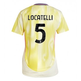 Juventus Manuel Locatelli #5 Borta Kläder Dam 2024-25 Kortärmad